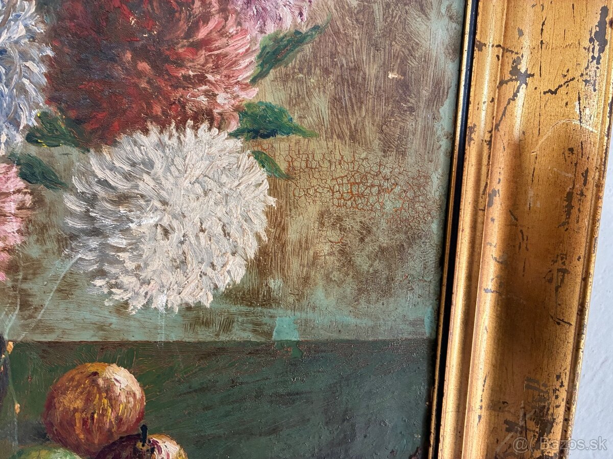 Olejomaľba na doske - 11