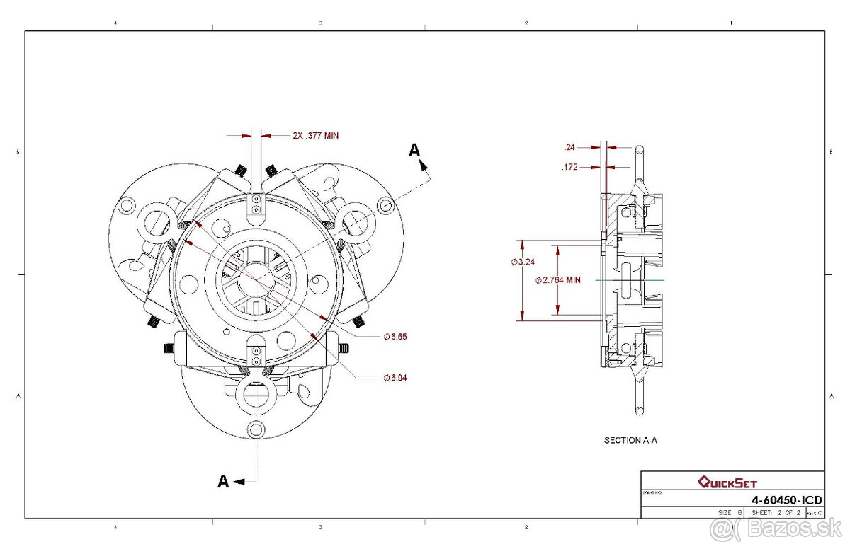 Profi stativ QUICKSET - Gibraltar / Made in USA / - 11