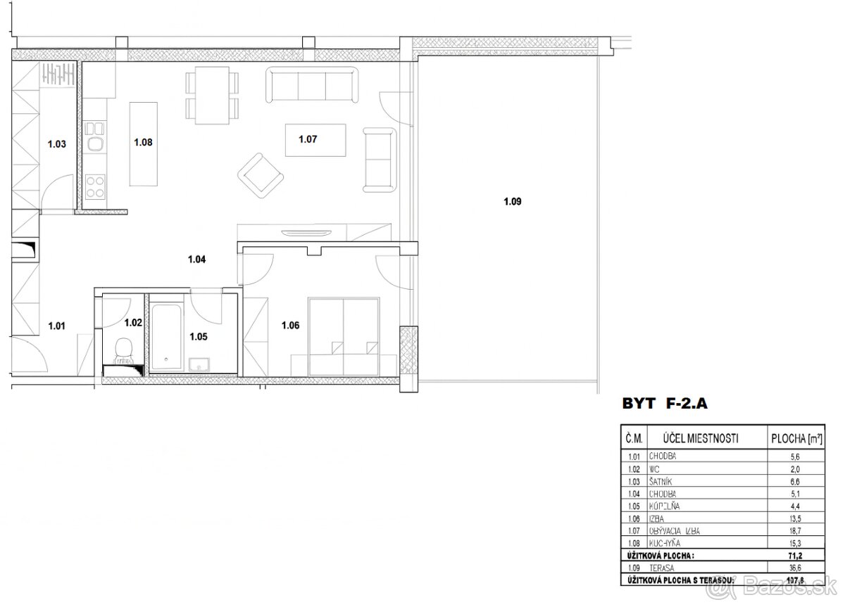 Borovicový háj 2-izbový byt - 11
