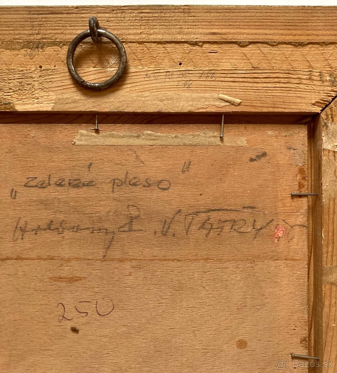František Holdossy - Zelené pleso, olej na dreve - 11