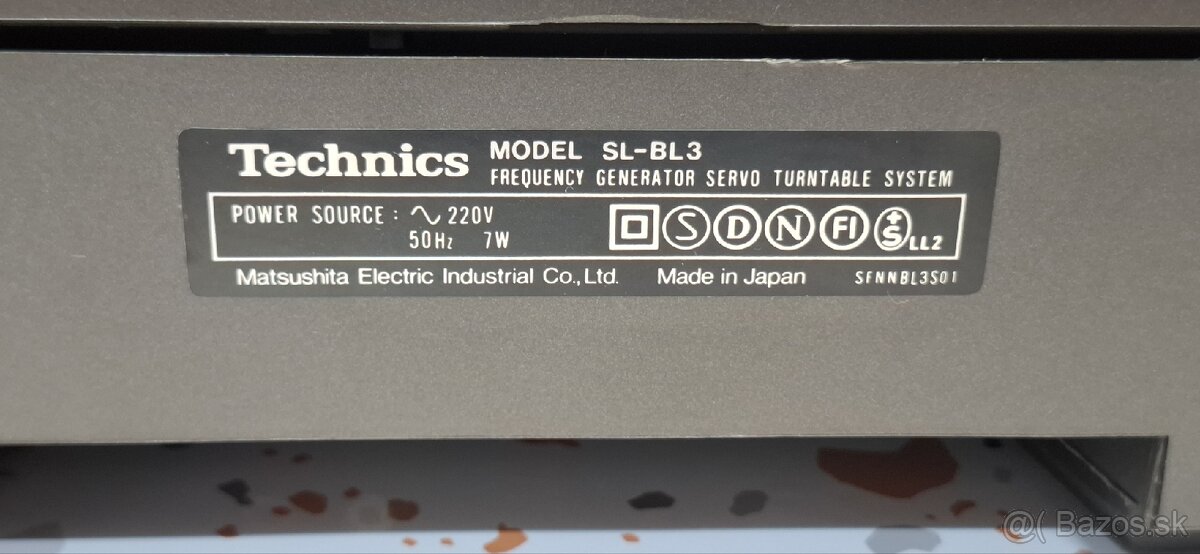 Technics SL-BL3 》plnoautomatický lineárny gramofón - 11
