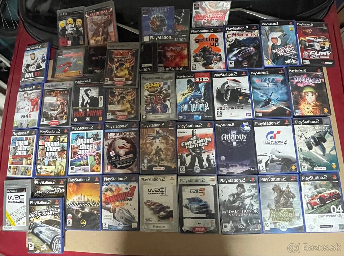 Herné konzoly Playstation 1, 2, 3 + Ovládače + Hry - 11