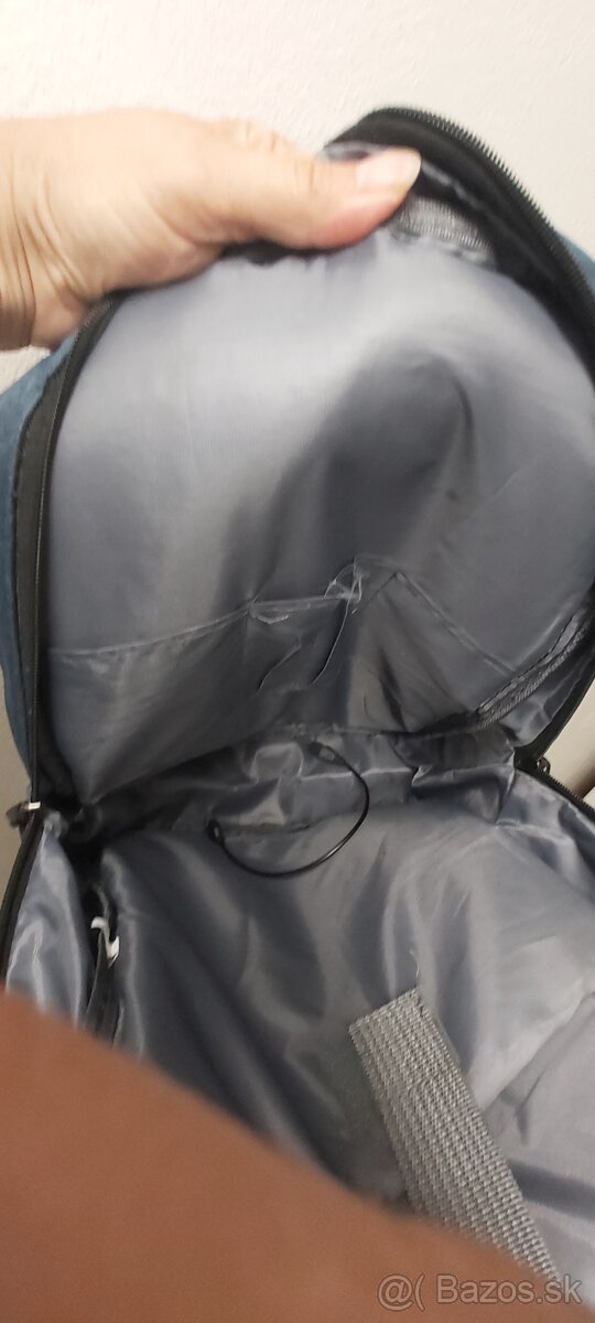 Batoh modrý pánsky / chlapčenský - 11