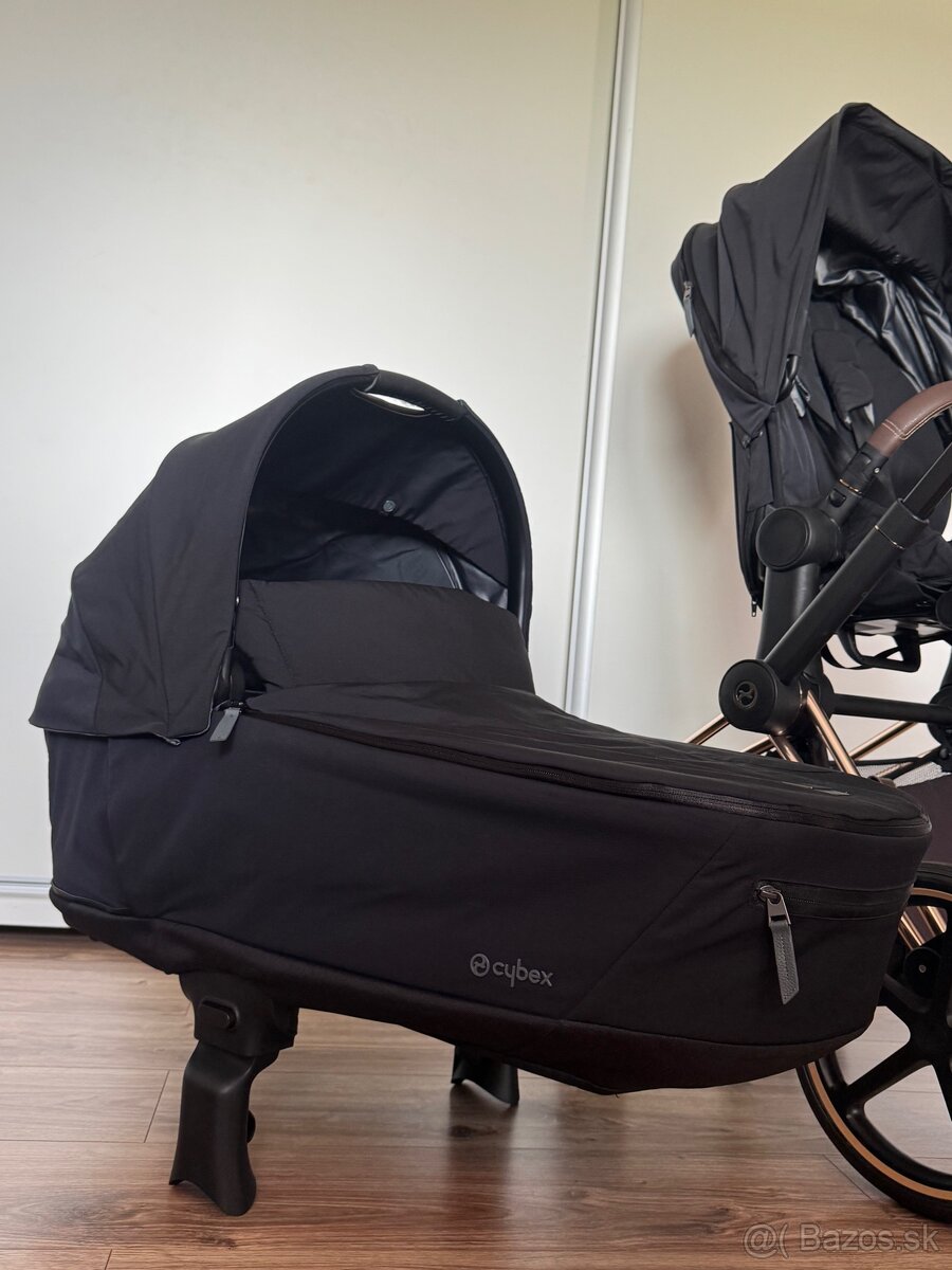 Cybex priam rosegold - black kočík - 11