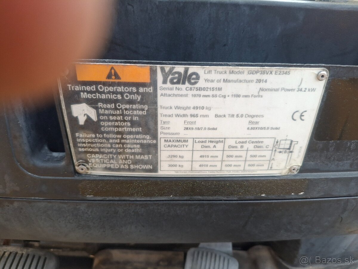 Vysokozdvižný vozík Yale GDP35VX - 11