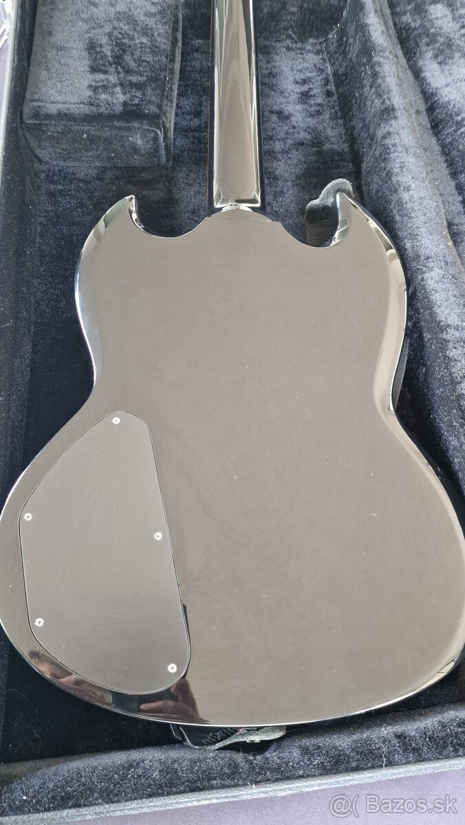 Predám Epiphone G-400 Tony Iommi Ebony + kufor - 11