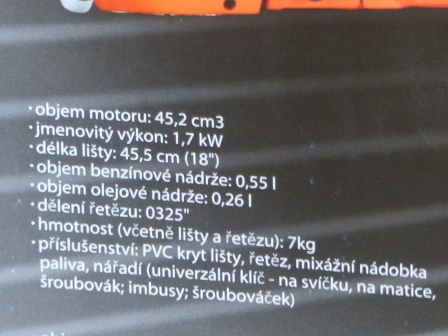 motorová píla SHARKS SH4500 - 11