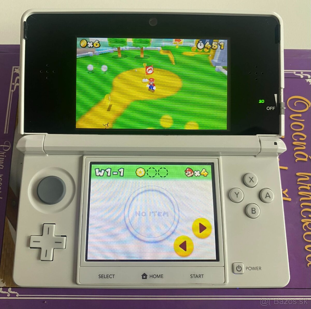 Nintendo 3DS White + 64GB SD karta - 11