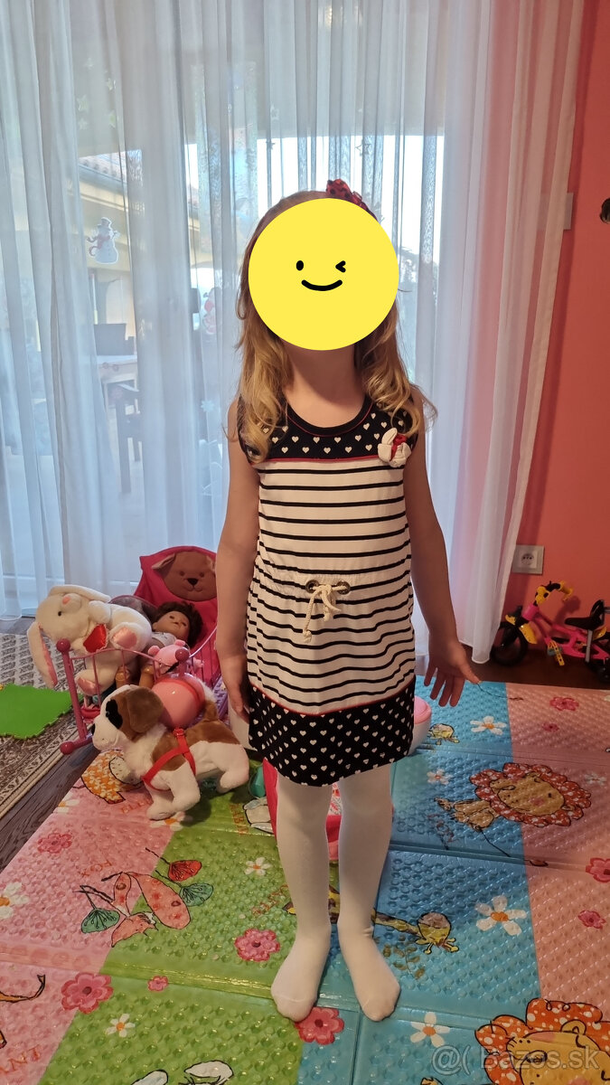 šaty 110, 110/116 + legíny 122 - 11