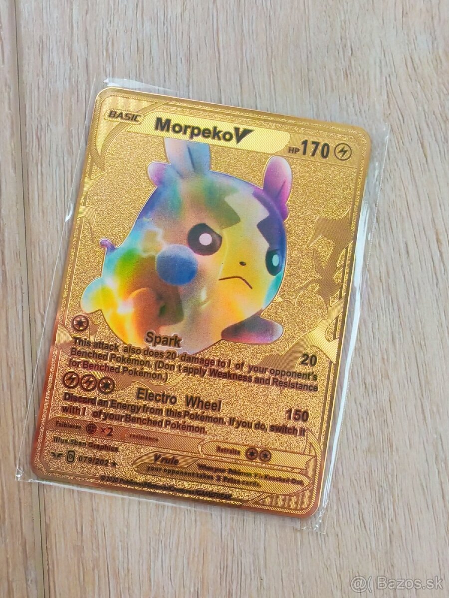 Kovové Pokémon karty - 11