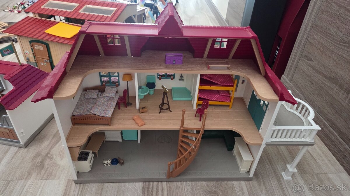 Schleich kone, stajne, dom - 11