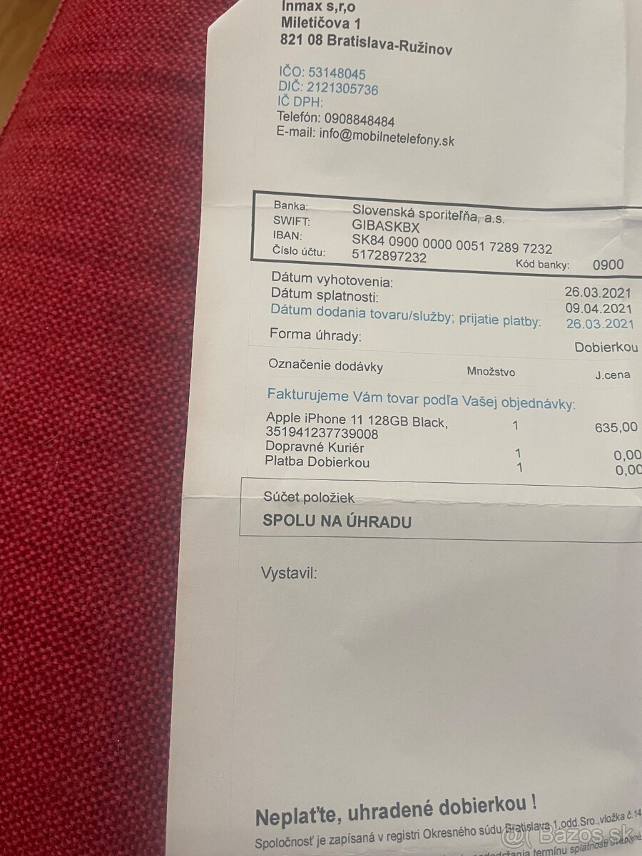 Predám iPhone 11 128gb - 11