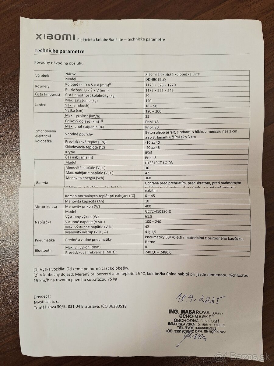 Xiaomi Electric Scooter Elite, záruka do 9/2027 - 11