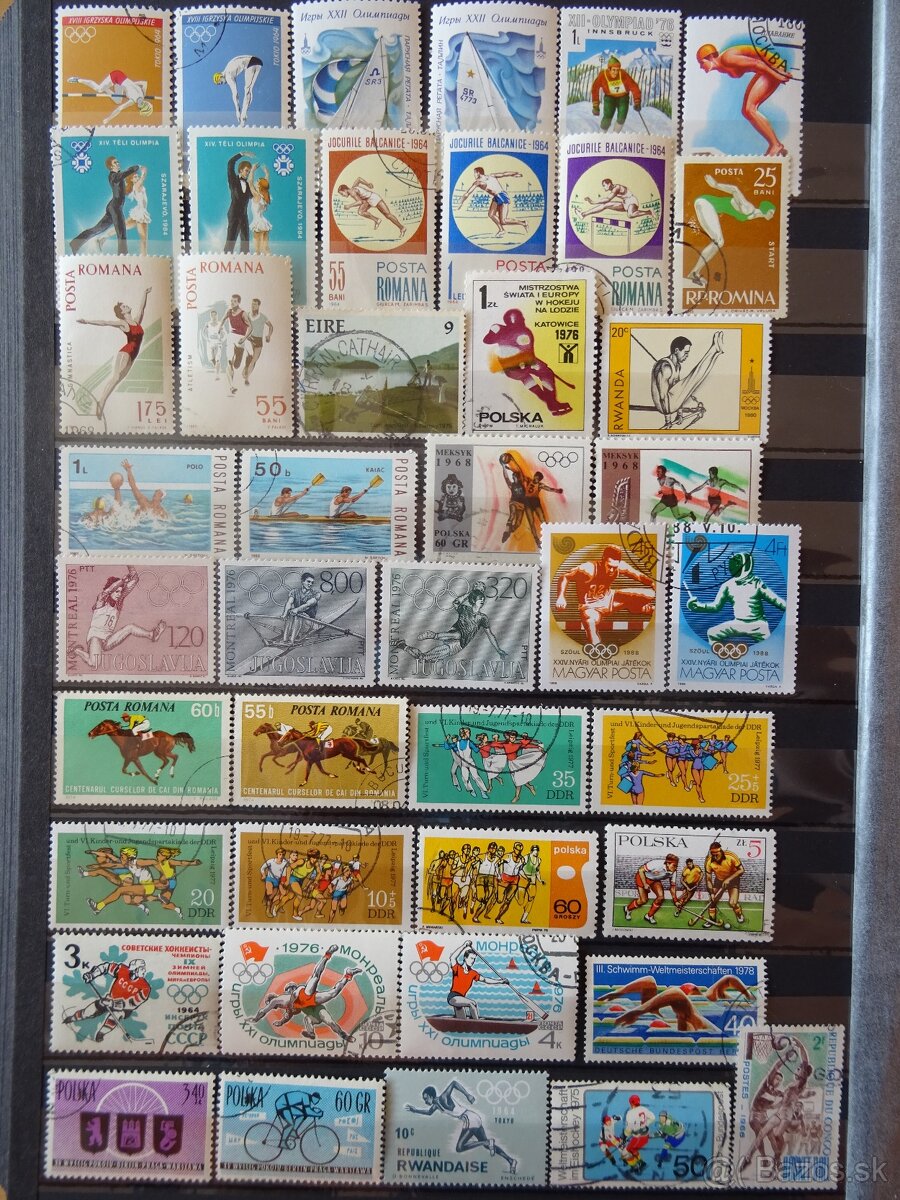 Pekná zbierka známok ŠPORT 1 - 11