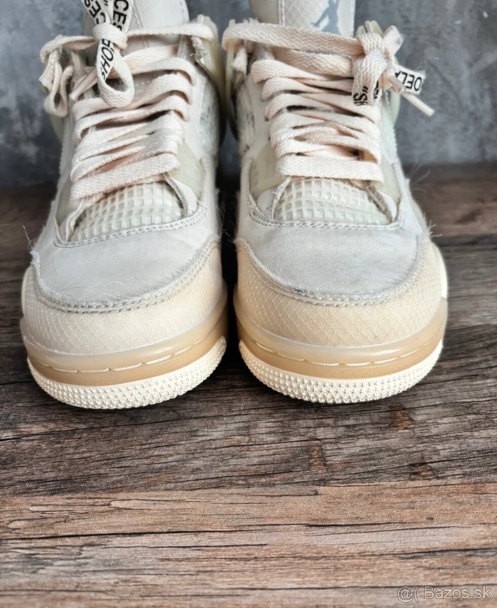 Jordan 4 retro off white sail - 11