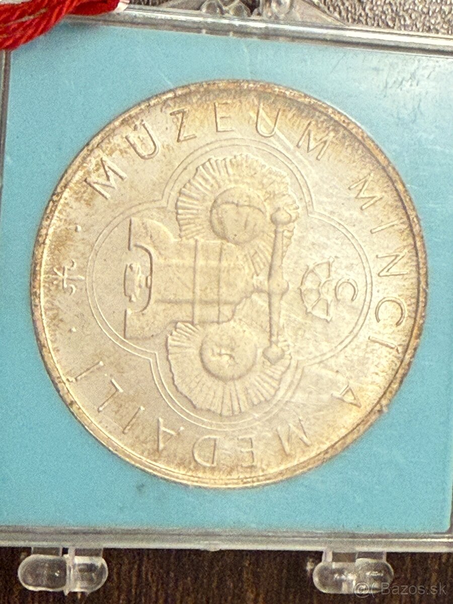 strieborne mince prof - 11