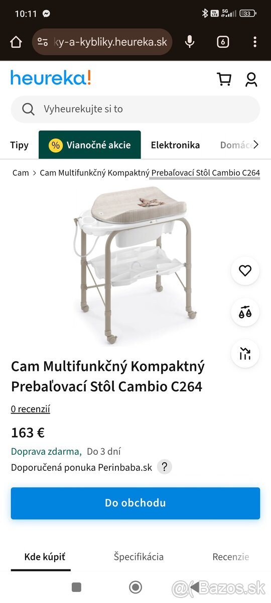 Jedálenská detská stolička + prebaľovaci pult s vaničkou - 11