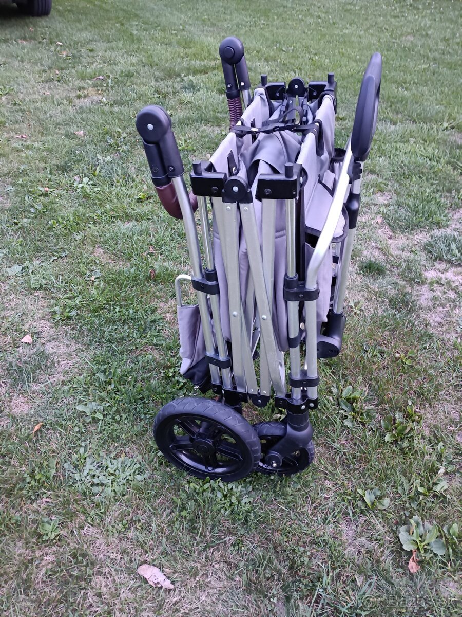 Skladací vozík FUXTEC CTL-900-G v šedej farbe (zánovný) - 11