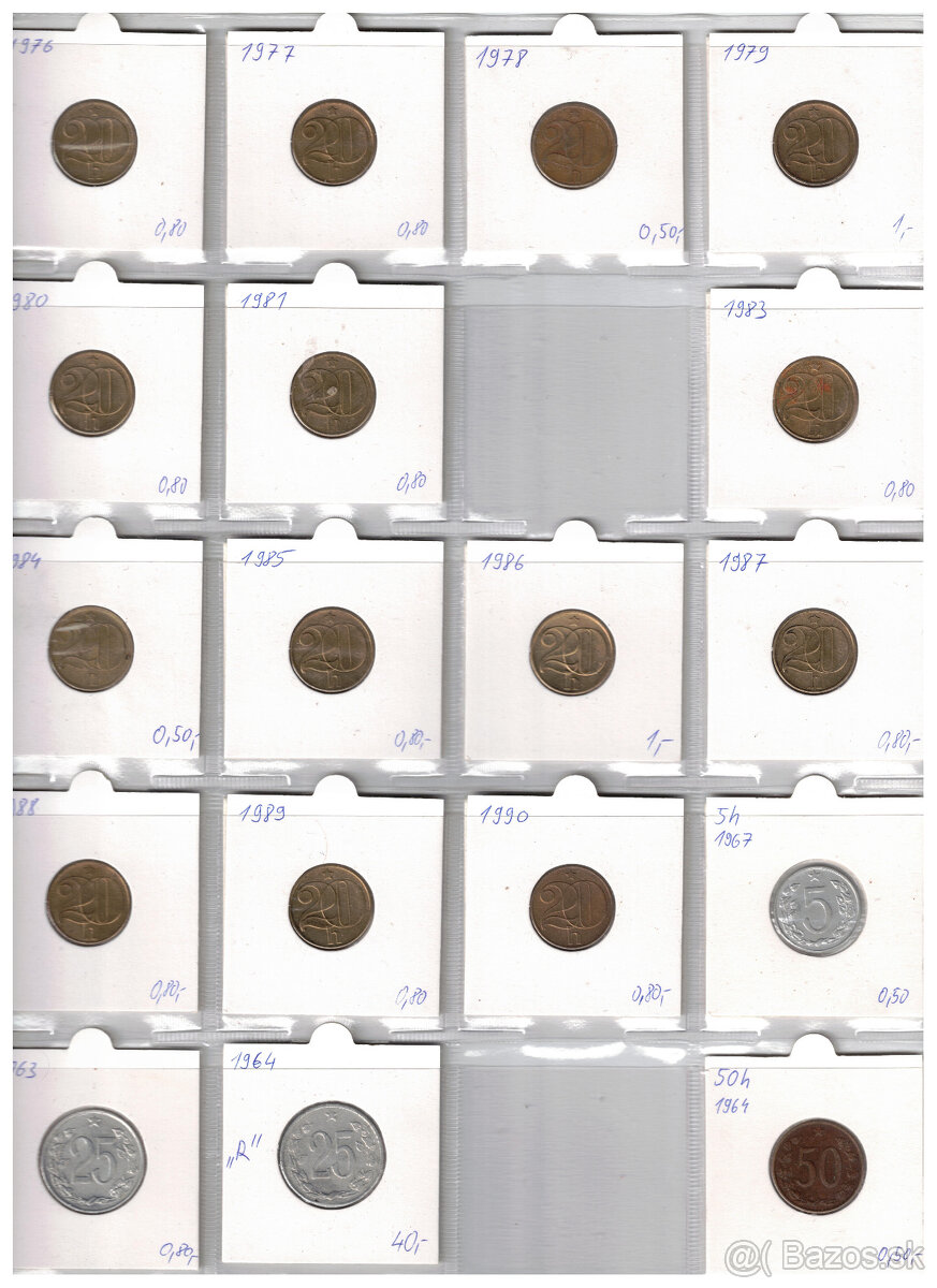 Obehove mince CSSR 1946-1992 - 11