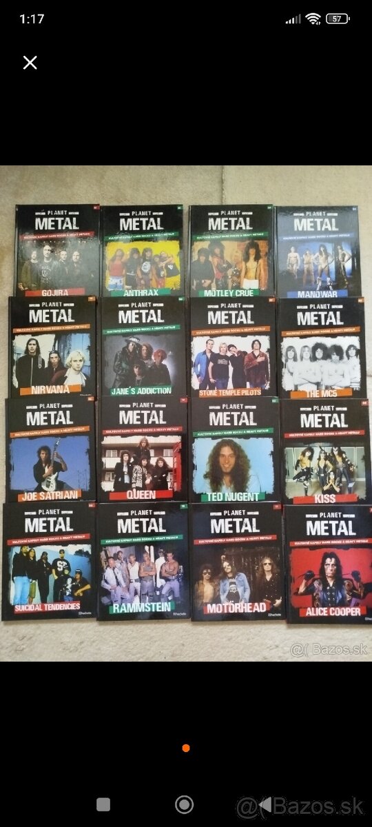 Metallica,Megadeth,Judas Priest,Metal planet,Bon Jovi,,Dio - 11