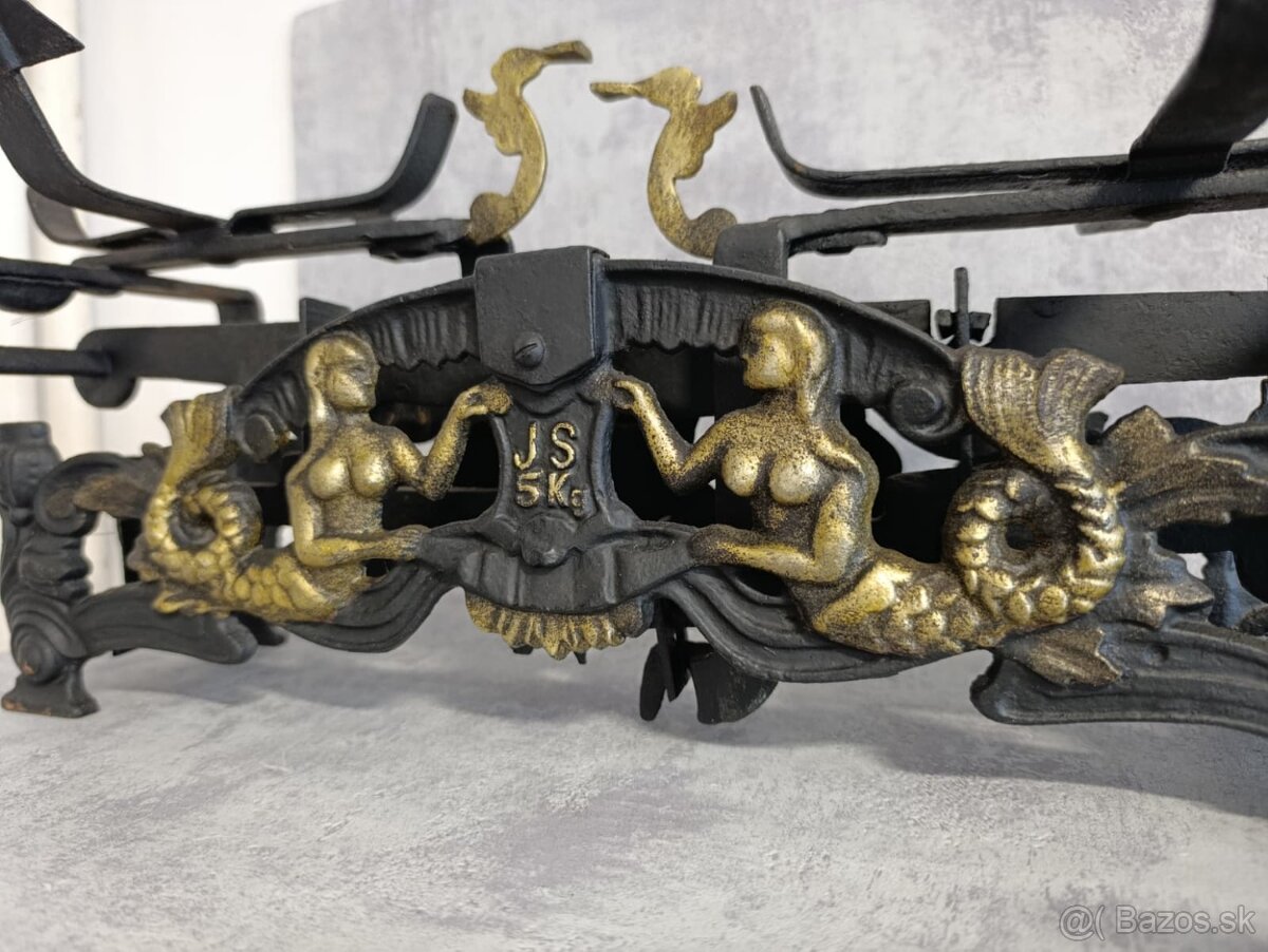 93let staré figurální litinové váhy Sirény E.S ROK 1932 - 11