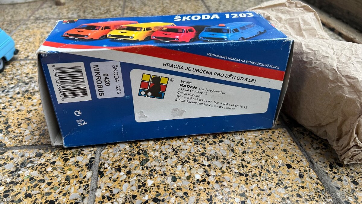 Škoda 1203 SPOJE KDN stará hračka - 11