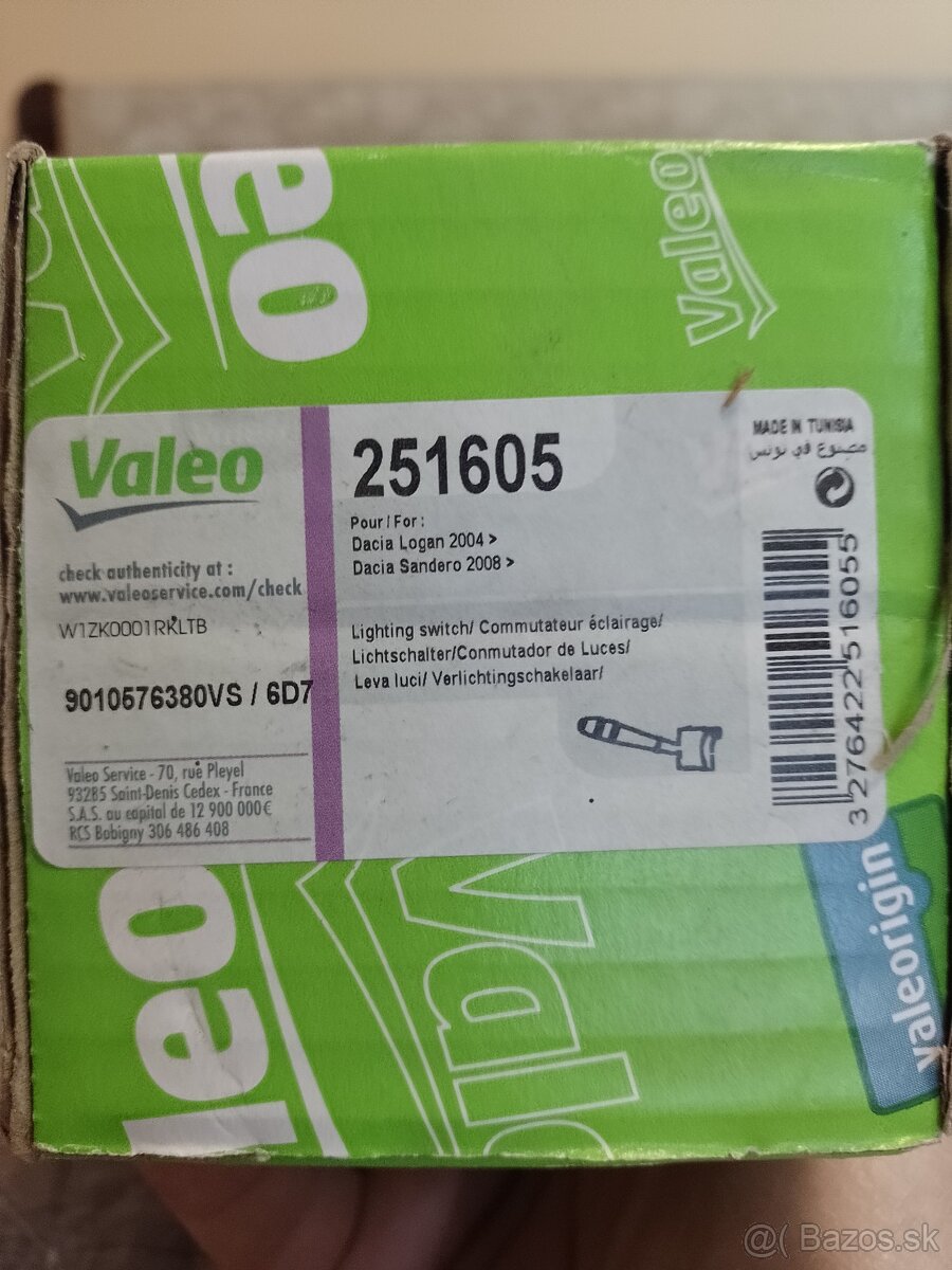 Spínač riadenia smeroviek Dacia-Renault - 11