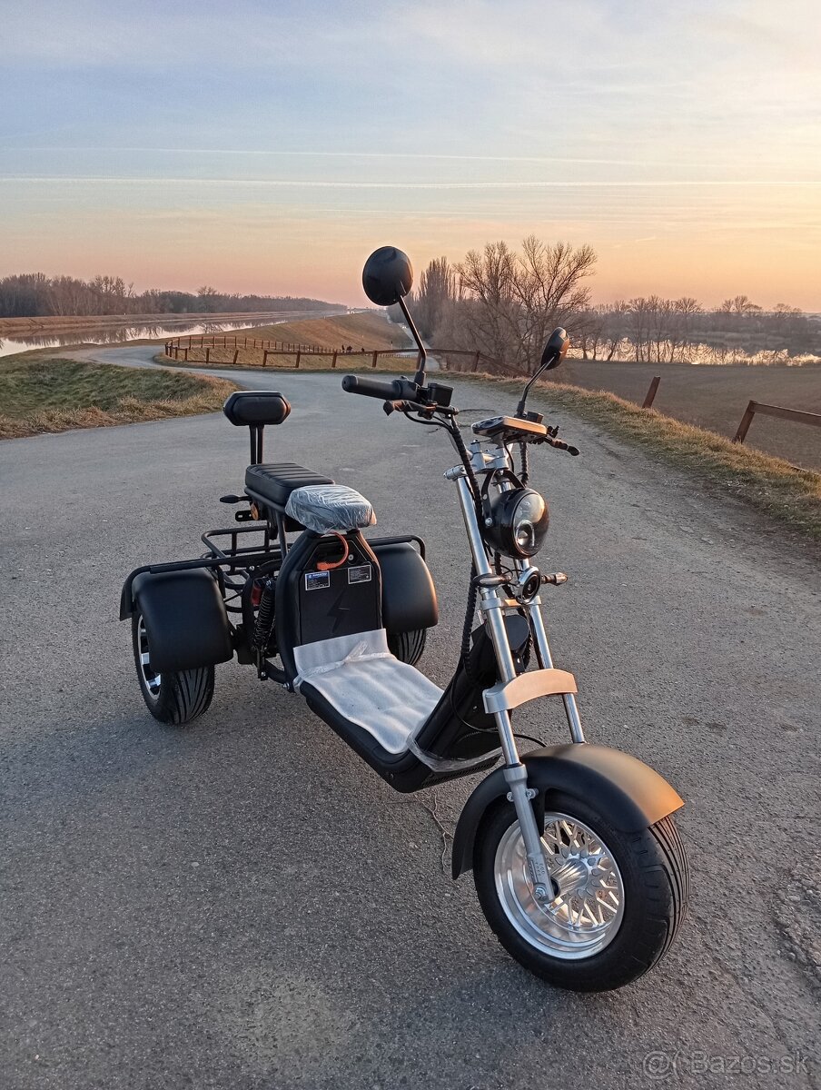 Elektrický trojkolesový harley CP-3.0 – 2000 W, 60 V / 40 Ah - 11