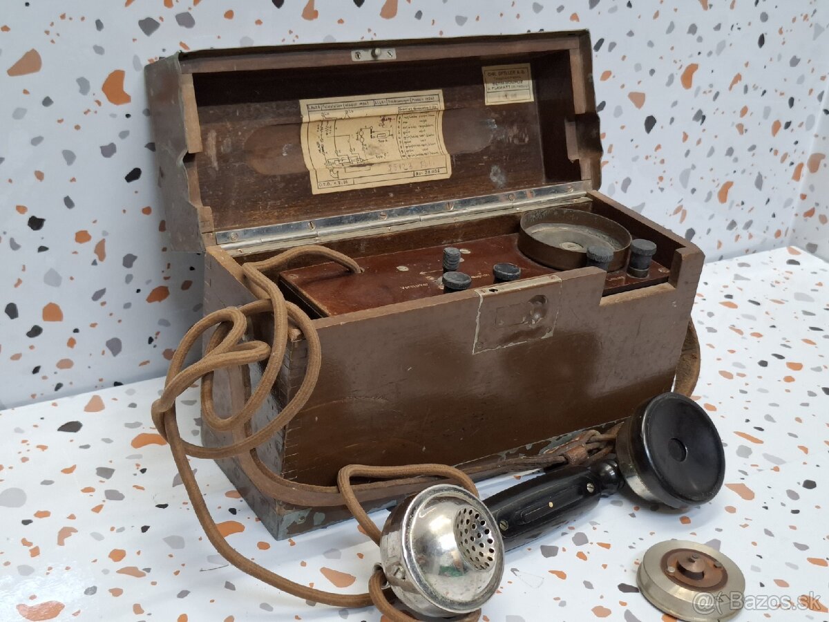 GFELLER 》Model 1926 》POĽNÝ TELEFON 》 WW2 - 11