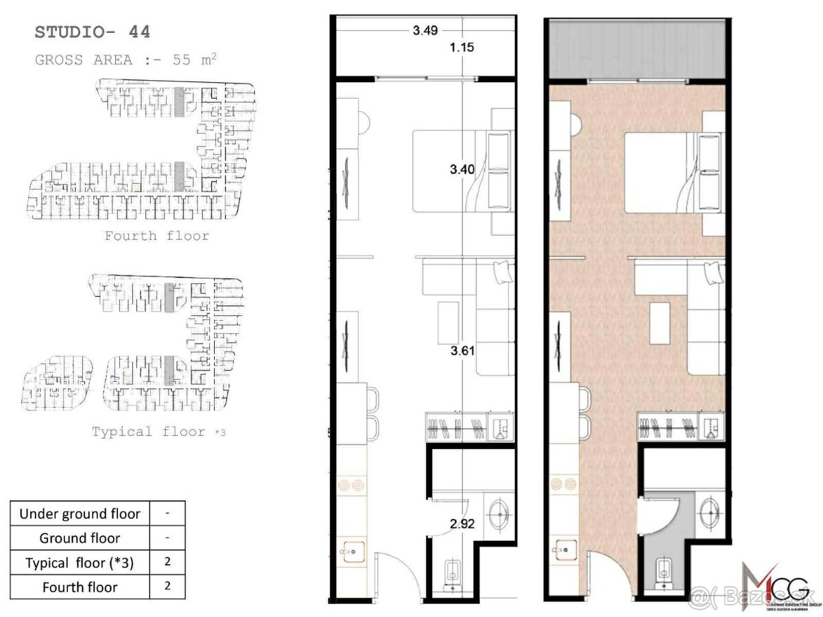 Studio Panorama hills Hurghada centrum - 11