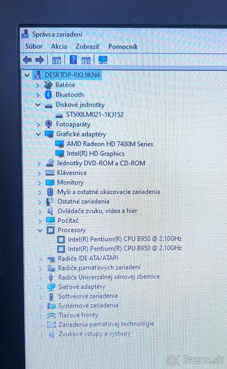 HP ProBook 4530s / intel B950 / 8GB RAM / 500GB HDD / 15.6" - 11