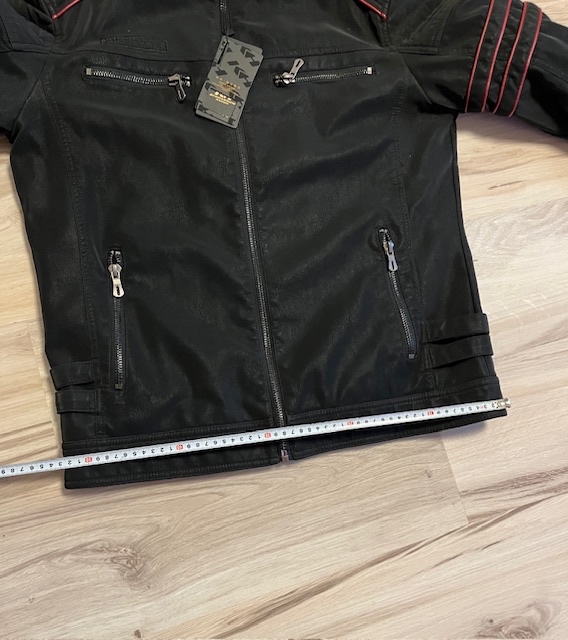 Kožená bunda xl umelá koža nová - 11