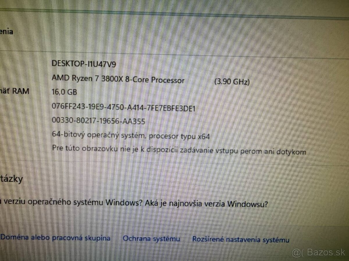 Herný počítač Ryzen 7 3800X / RTX 3060 Ti / 16GB / 500GB SSD - 11