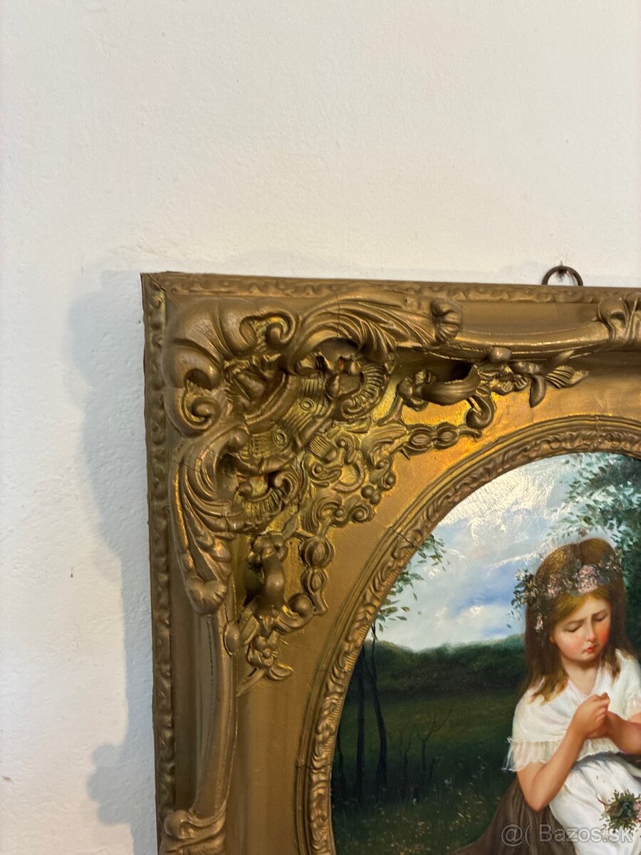 Olejomaľba na doske - 11