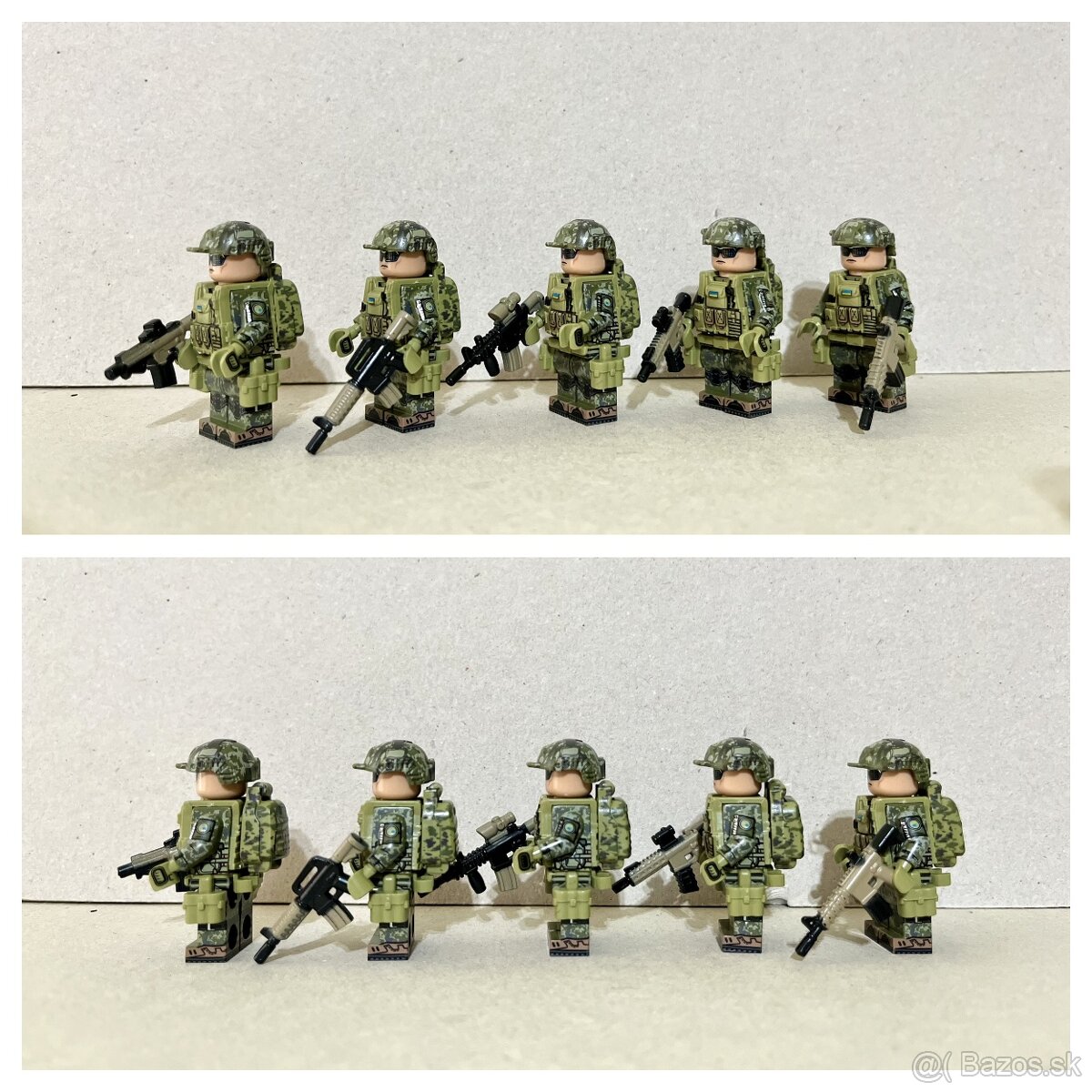 Rôzne sety vojakov (8ks) - typ lego, nové, nehrané - 11