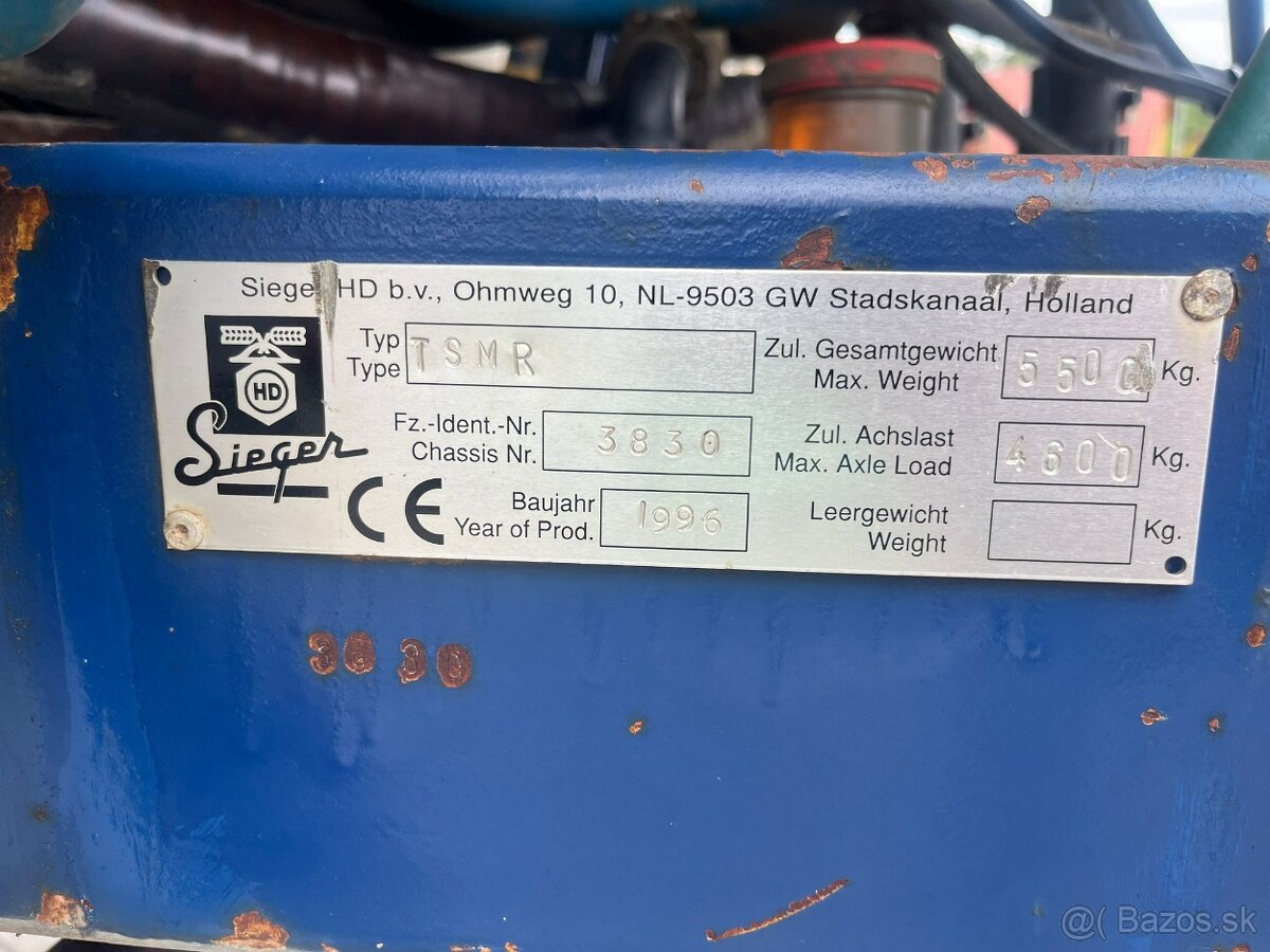 Tažený postřikovač SIEGER TSMR ( dnes AgriFac) - 11