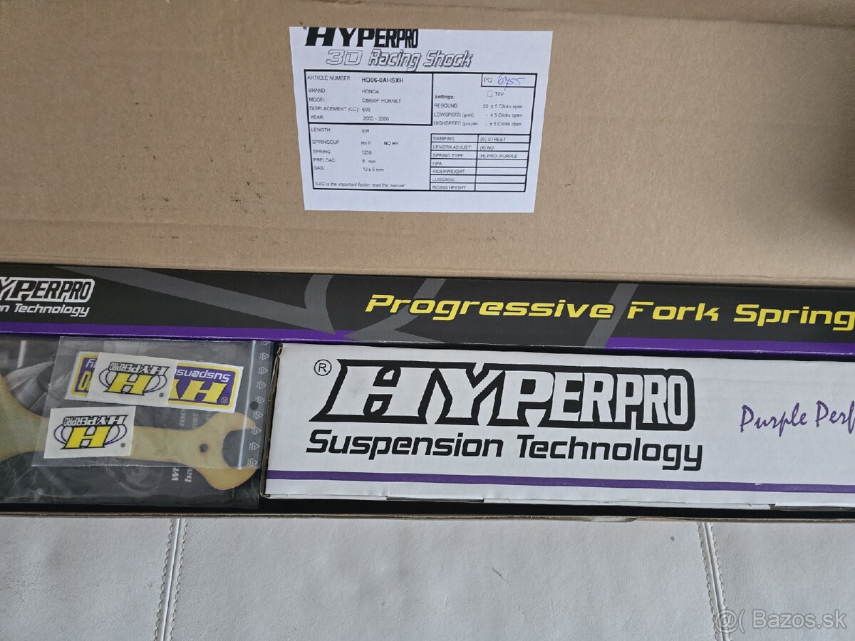 Predám sadu HYPERPRO StreetBox na HONDA CB600F 05-06 - 11