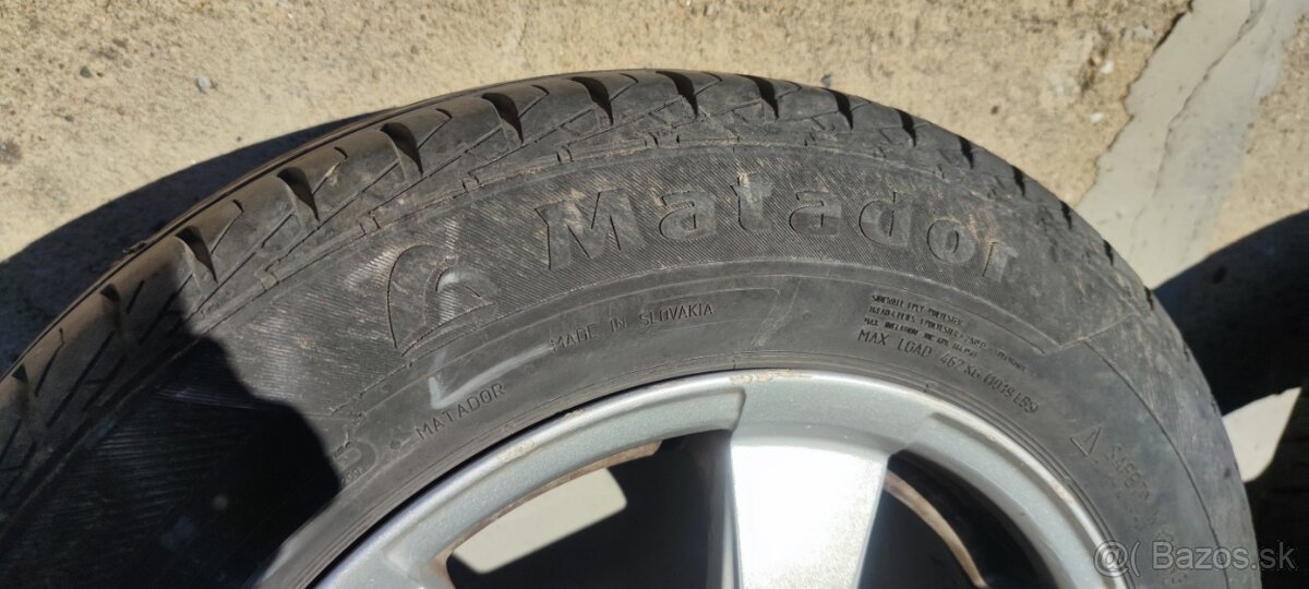 Predám elektróny s letnými pneumatikami Fabia - 11