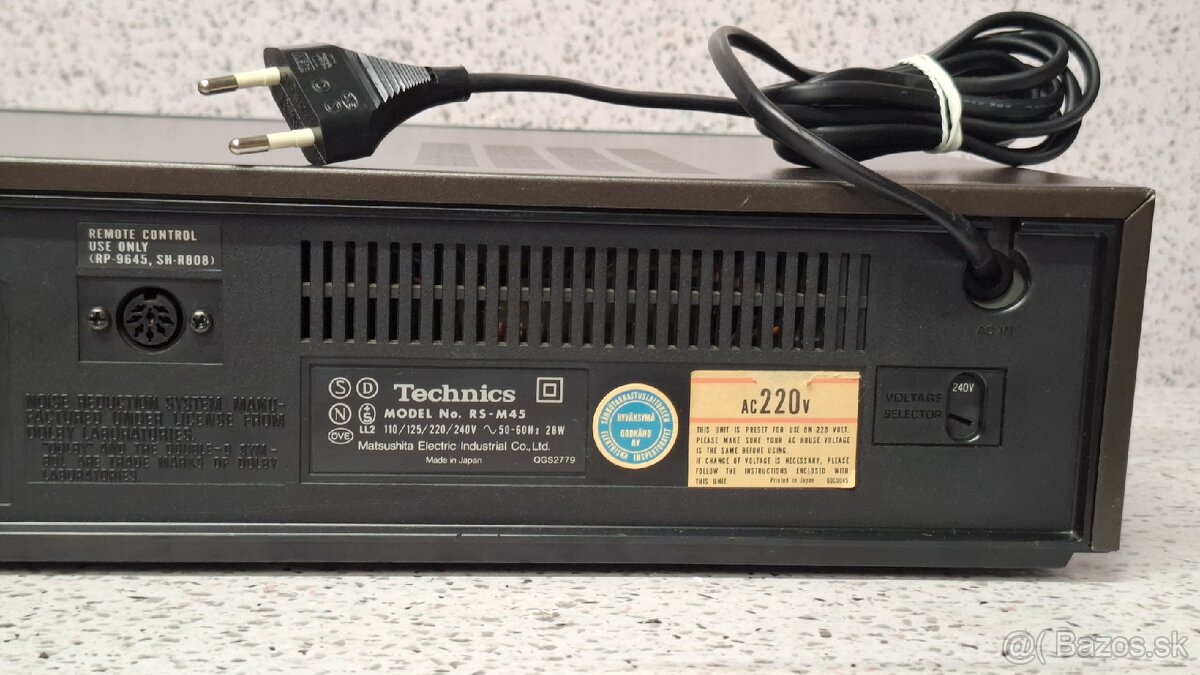 Technics RS-M45 》Direct Drive 2 motor SX head 》Cassete Deck - 11