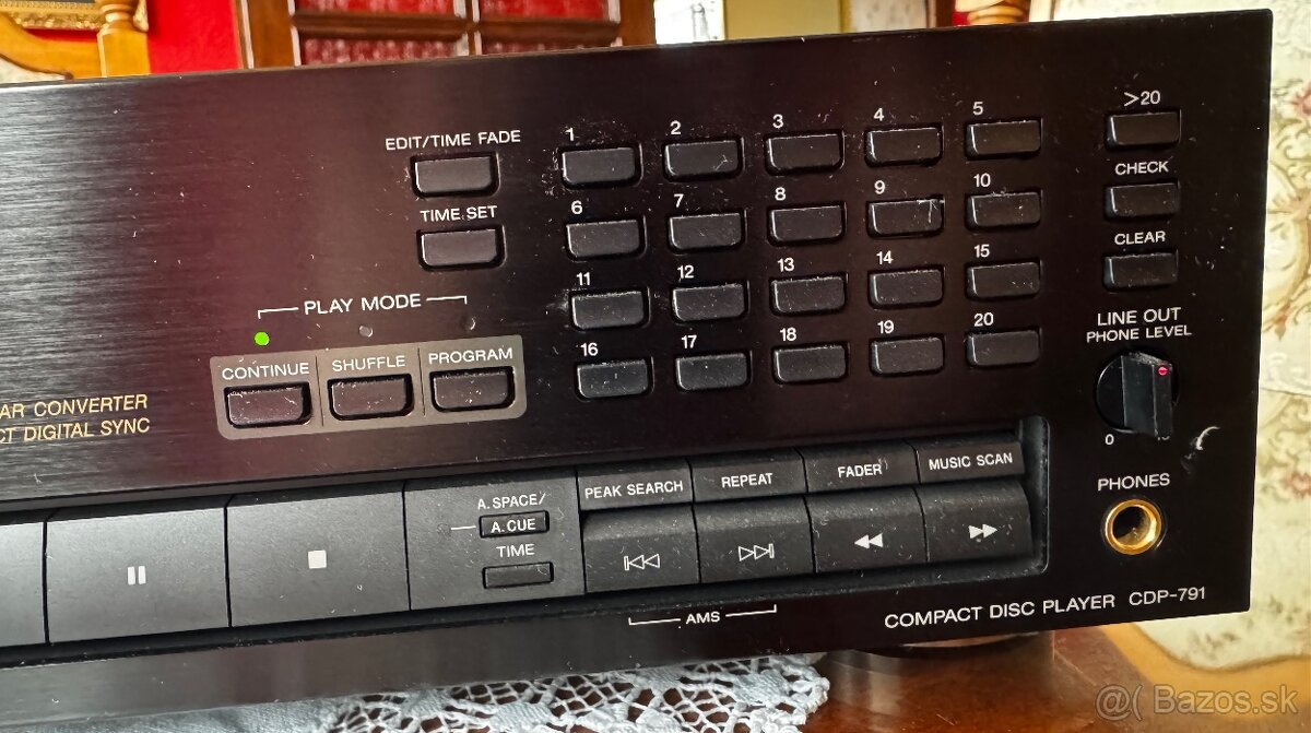 Sony HiFi zosilnovac F570ES, Tuner S590ES, CDP 791 - 11