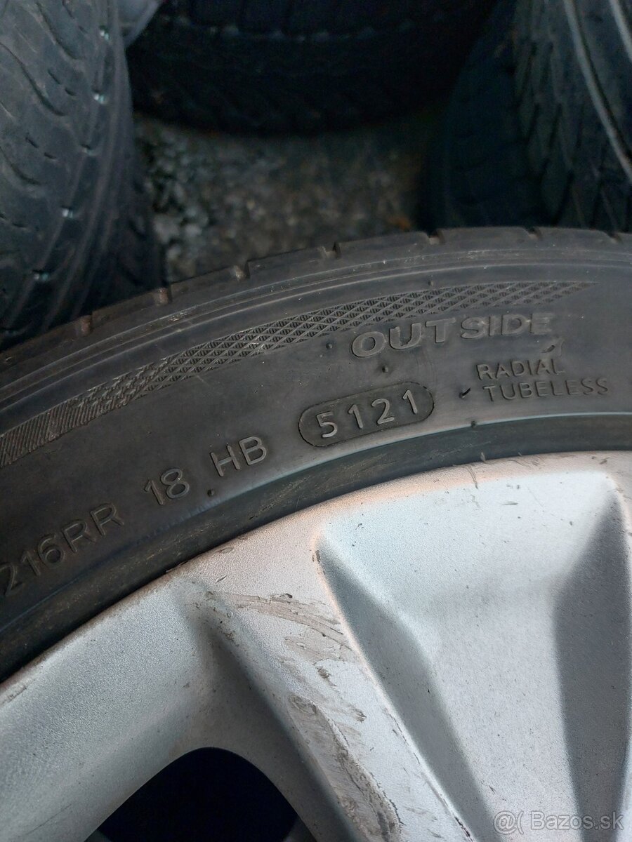 ELEKTRÓNY PNEUMATIKY ŠKODA PALLAS R17 5X112 7JX17 - 11