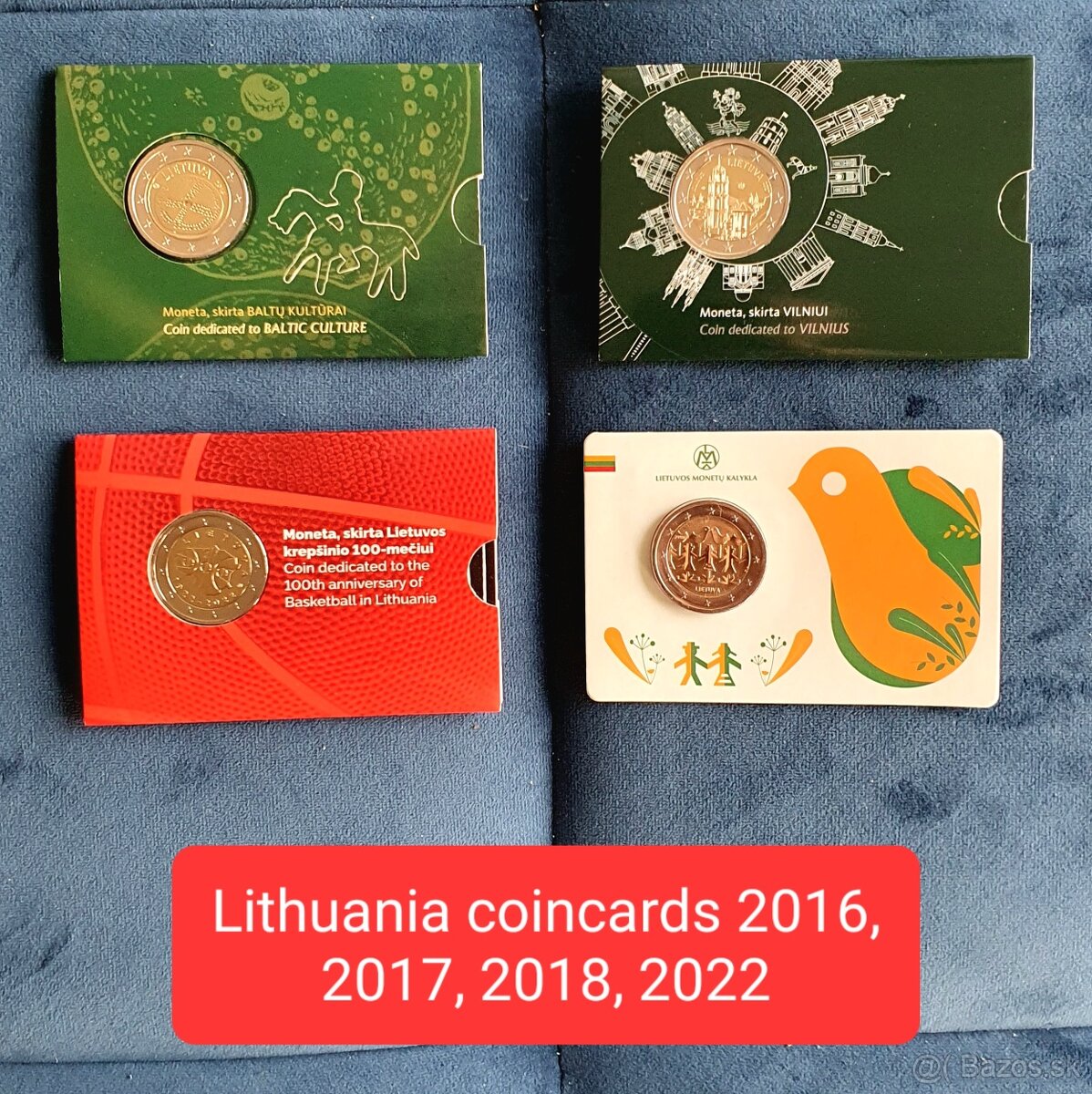 2€ euro pamätné mince - COIN CARD / BU / BLISTER - 11