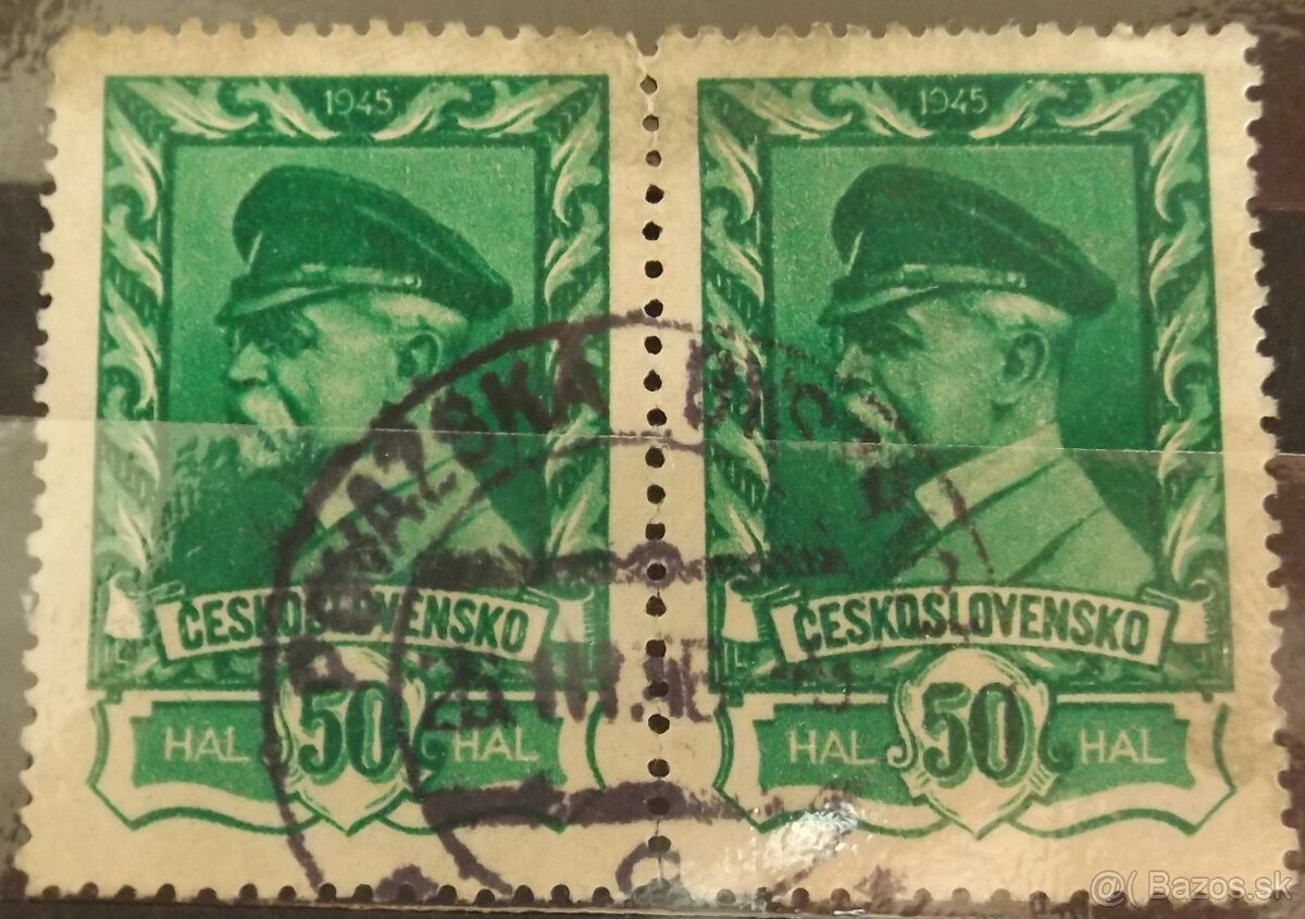známky - Slov. štát, Protektorát, Hradčany, Masaryk a iné - 11