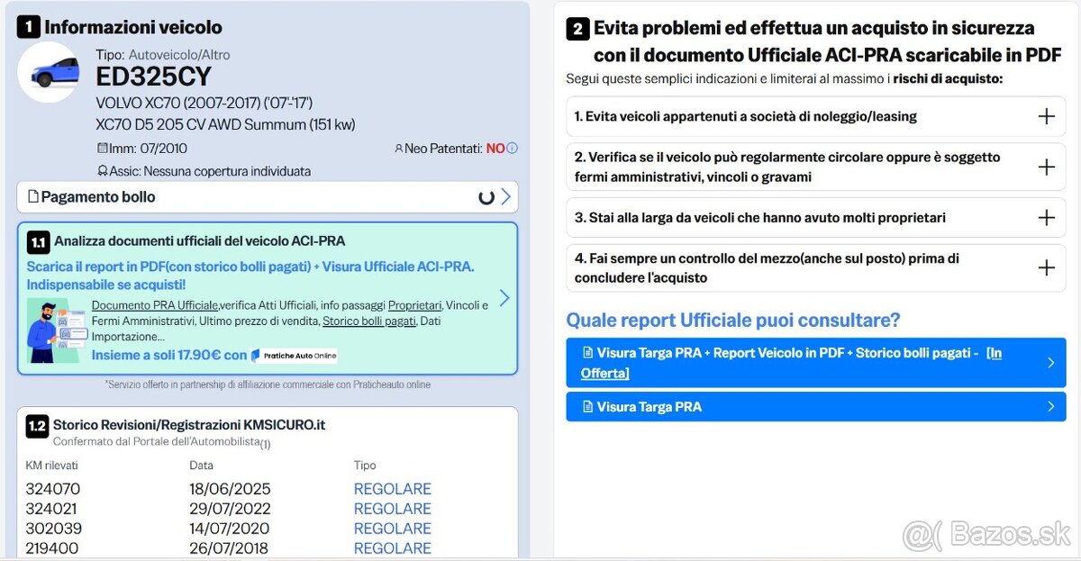 VOLVO XC70 D5 151kw AWD Momentum Kinetic 07/2010 - 11