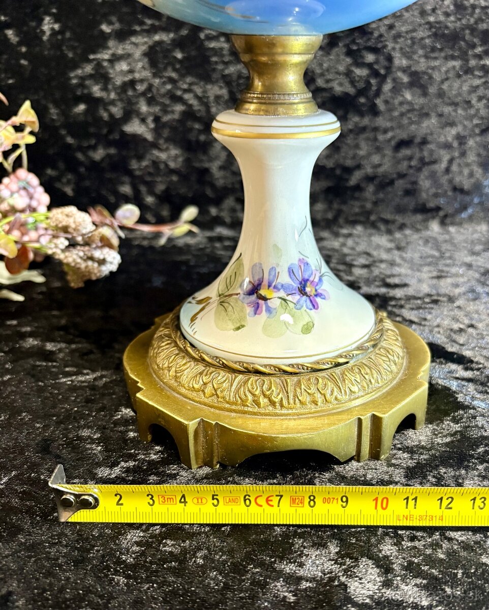 Starozitna porcelánové amorálne s bronzom, znacena - 11