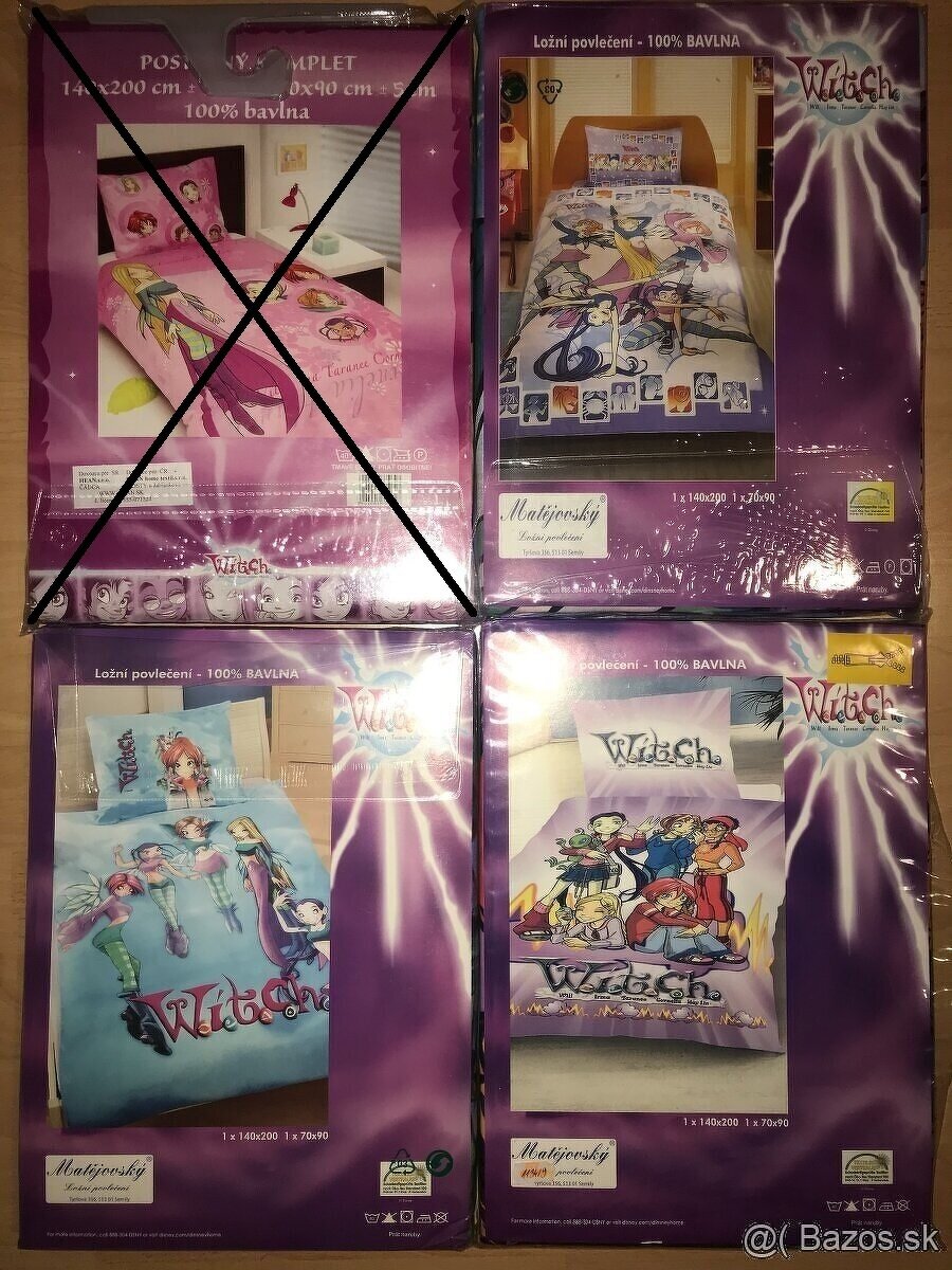 POSTEĽNÉ OBLIEČKY WITCH (3 druhy) - 11