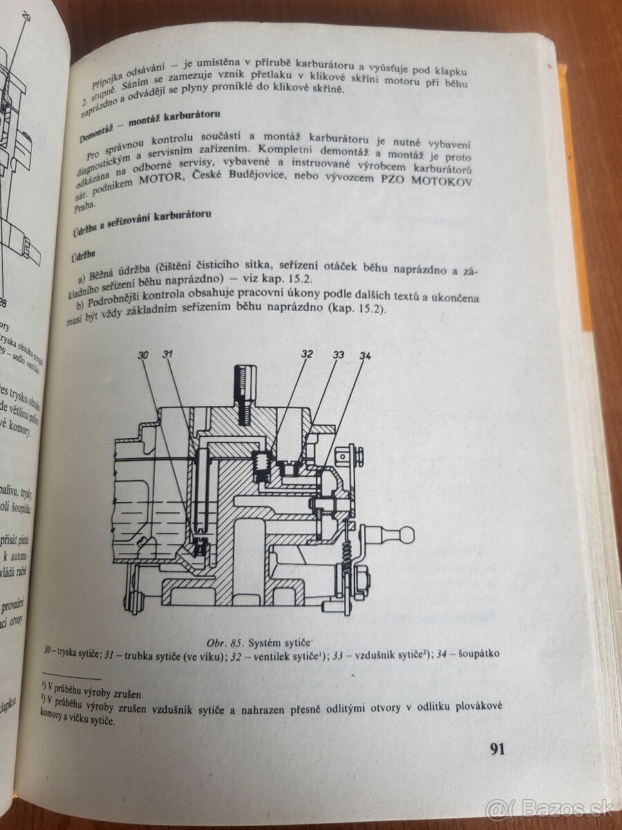 Údržba a opravy automobilu ŠKODA 105S,105L,105GL120,120L,12 - 11
