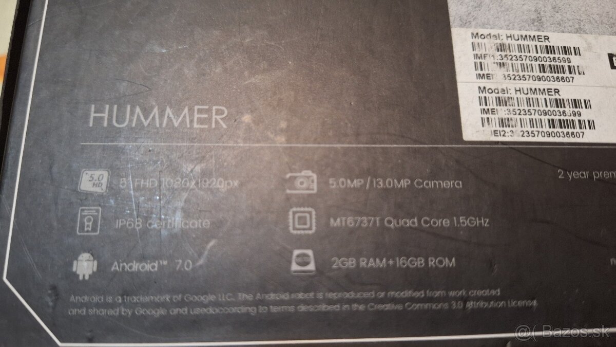 NOA Hummer 2/16GB android 7 - 11
