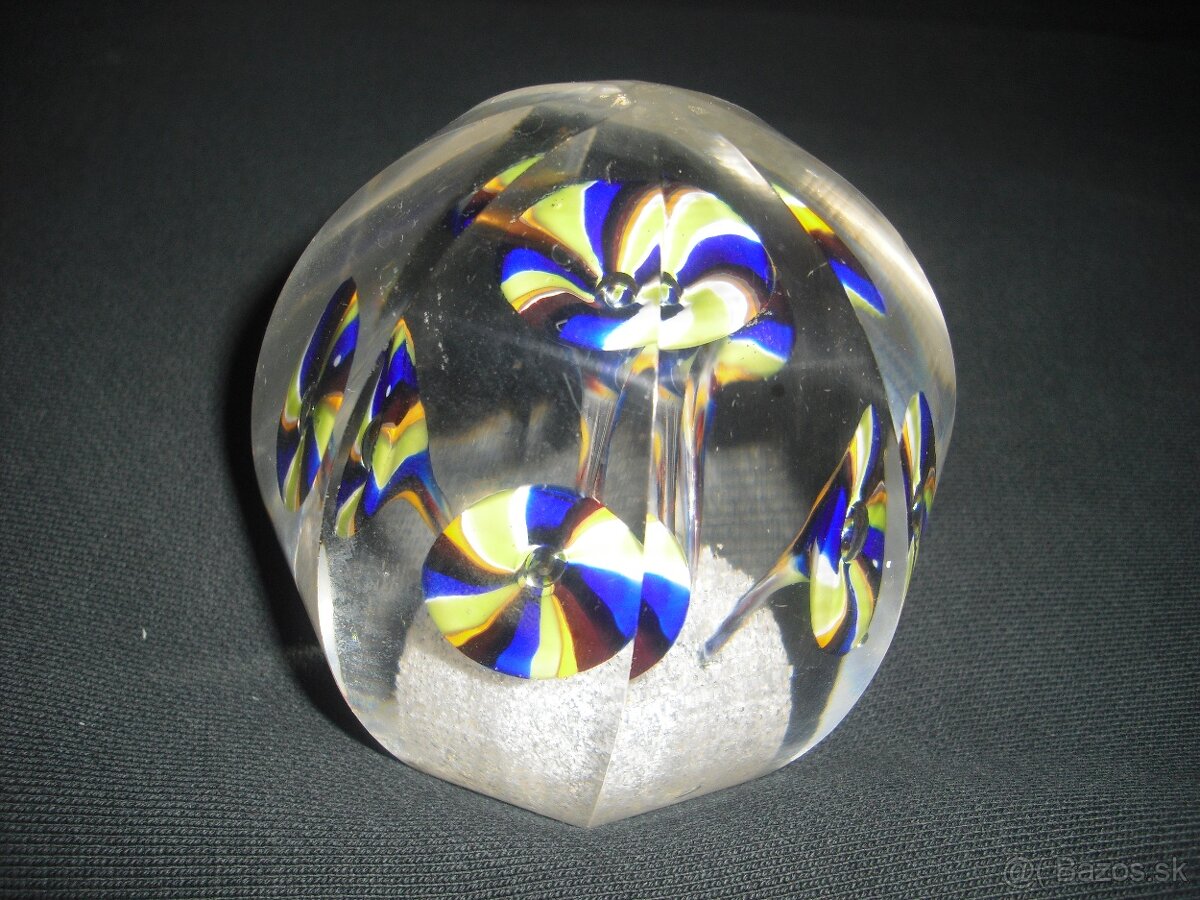 predam starozitne brusene sklenene tazitko 1900 3 ks - 11