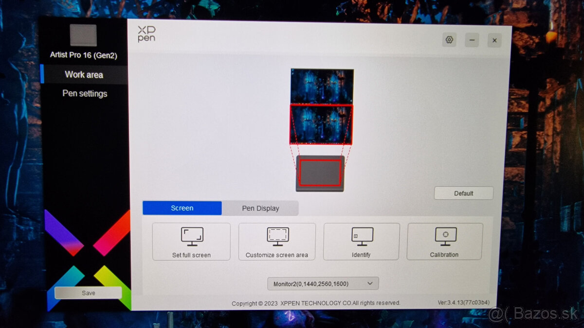 PREDÁM grafický tablet XPpen Artist Pro 16 (Gen 2) - 11